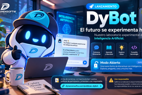 🚀 Presentamos DyBot: abrimos nuestro laboratorio experimental de Inteligencia Artificial